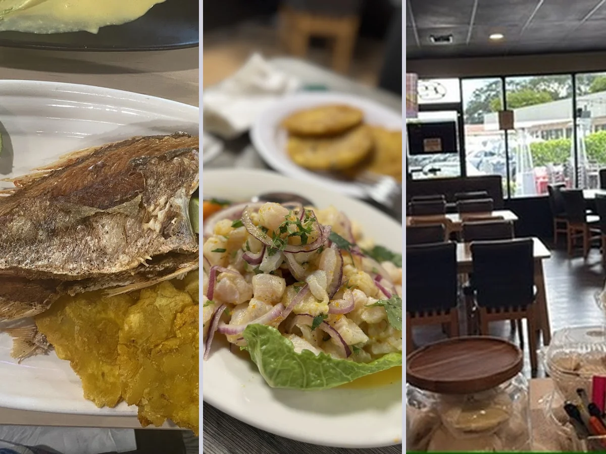 Casual dining space for ceviche and comfort food.